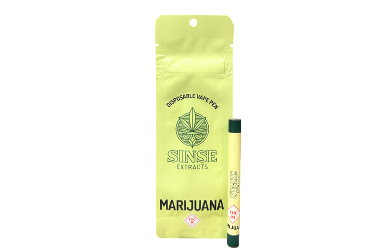 Sinse - Live Resin Sauce Disposable  - Grape Gas - Indica - [0.5g] by Sinse