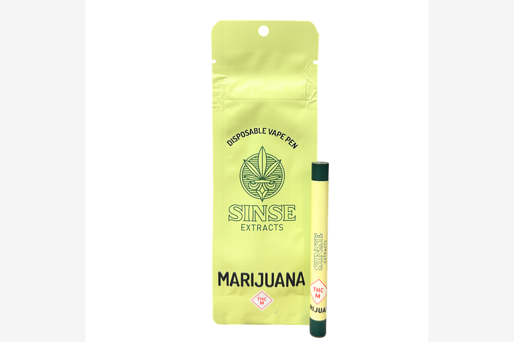 Sinse - Live Resin Sauce Disposable  - Grape Gas - Indica - [0.5g] by Sinse