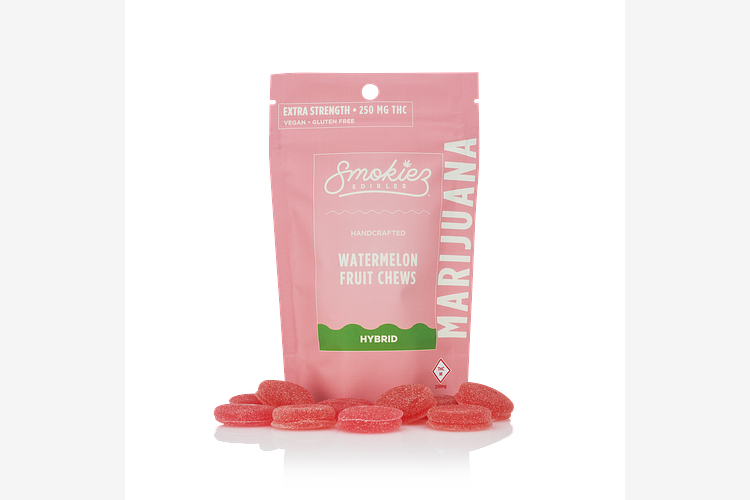 Extra-Strength Watermelon Fruit Chews by Smokiez