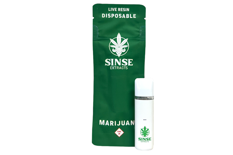 Sinse - Live Resin Sauce Disposable - Ghost Train Haze - Sativa Dominant - [0.5g] by Sinse