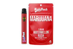 Kushy Punch - Disposable Vape - Watermelon Rush - 1g by Kushy Punch