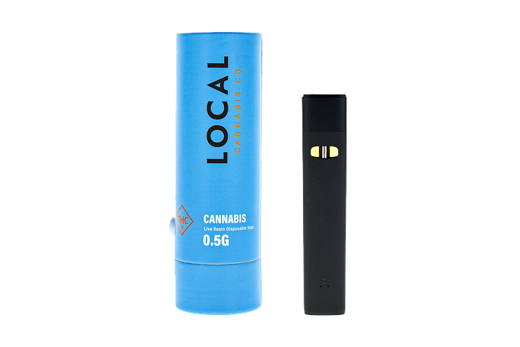 Local - Live Rosin Disposable Vape - Big Head - [.5g] by Local