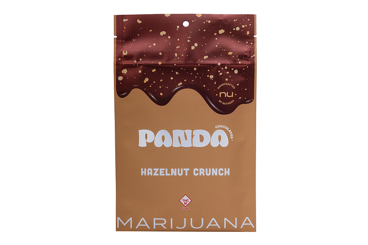 Panda - Edibles - Hazlenut Crunch Chocolate - 300mg by Panda