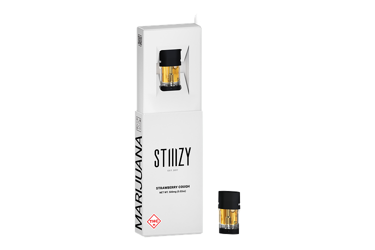 STIIIZY - Pod - Strawberry Cough - 0.5g by STIIIZY