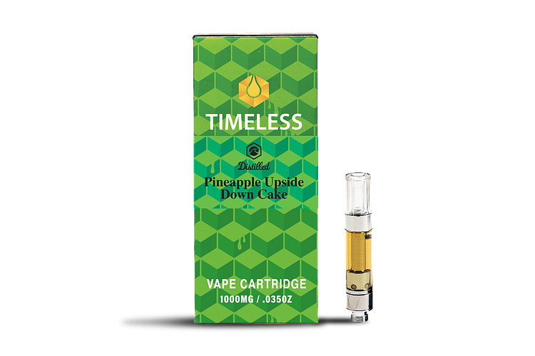 Timeless - Vape Cartridge - Potent Pineapple - Hybrid - [.5g] by Timeless