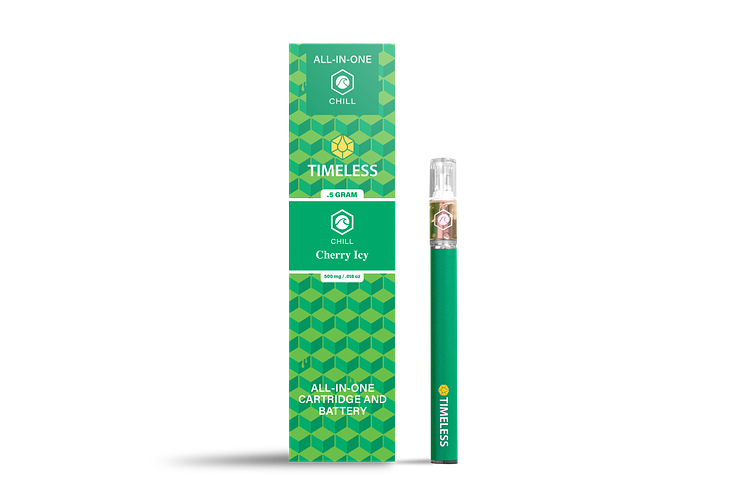 Timeless - Vape Cartridge - All-in-One Rest - Cherry Icy - Hybrid - [.5g] by Timeless