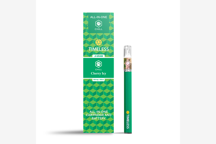 Timeless - Vape Cartridge - All-in-One Rest - Cherry Icy - Hybrid - [.5g] by Timeless