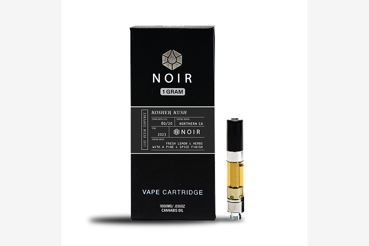 Noir - Vape Cartridge - Kosher Kush - Hybrid - [.5g] by Timeless