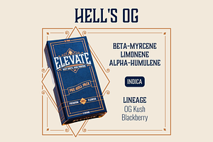 Copy of Elevate - Pre-Roll - Hell's OG - [1g] by Elevate Missouri