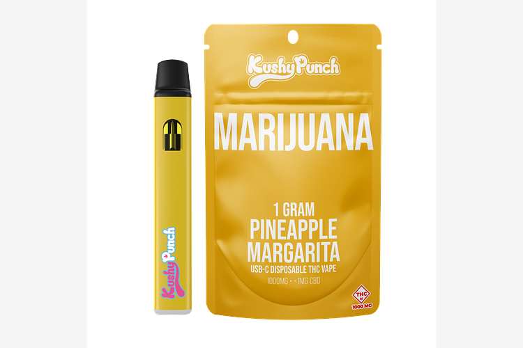 Kushy Punch - Disposable Vape - Pineapple Margarita - 1g by Kushy Punch