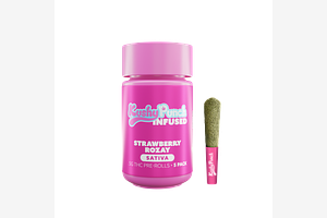 Kushy Punch - Infused Pre-Roll 5-Pack - Strawberry Rozay - 2.5g by Kushy Punch