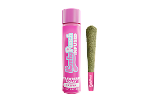 Kushy Punch - Infused Pre-Roll - Strawberry Rozay - 1g by Kushy Punch