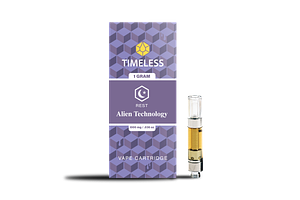 Timeless - Vape Cartridge - Alien Technology - [.5g] by Timeless