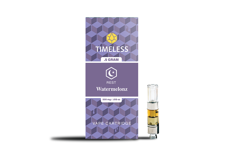 Timeless - Vape Cartridge - All-In-One - Watermelonz - [.5g] by Timeless