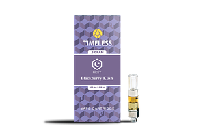 Timeless - Vape Cartridge - Blackberry Kush - Indica - [.5g] by Timeless