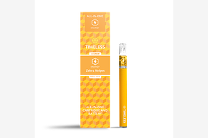 Timeless - Vape Cartridge - All-in-One Energy - Zebra Stripes - Hybrid - [.5g] by Timeless