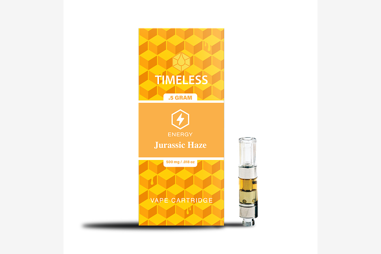 Timeless - Vape Cartridge - Jurassic Haze - [.5g] by Timeless