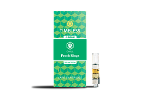 Timeless - Vape Cartridge - Peach Ringz - Hybrid - [.5g] by Timeless