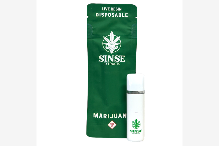 Sinse - Live Resin Sauce Disposable  - Blueberry Muffin - Indica - [0.5g] by Sinse