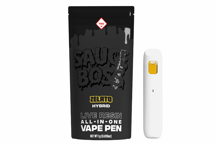 Sauce Boss - Live Resin Disposable - Florida Kush - 1g by Sauce Boss