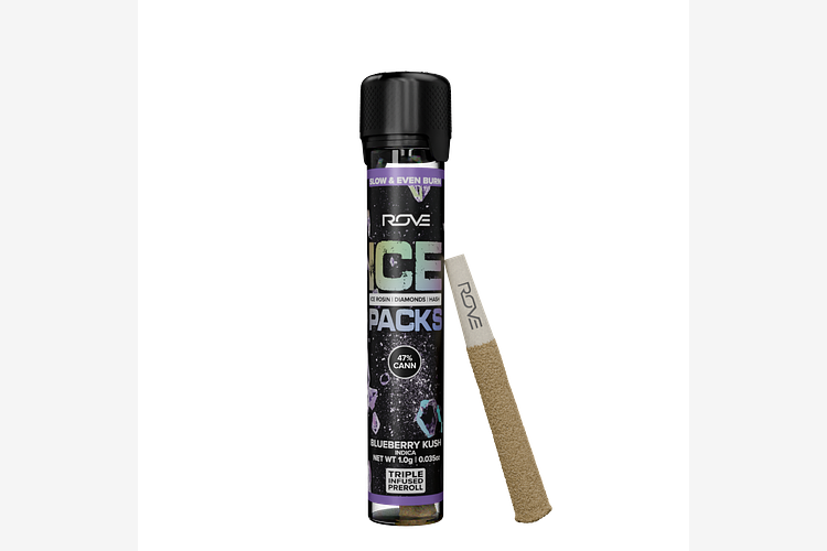 Rove - Infused Pre-roll Pack - Blueberry Kush - 2.5g by Rove