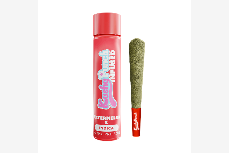 Kushy Punch - Infused Pre-Roll - Watermelon Z - 1g by Kushy Punch