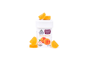Peach Bellini High Dose Gummies by Wana