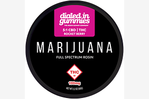 Rocket Berry Relax Gummies by Dialed In Gummies