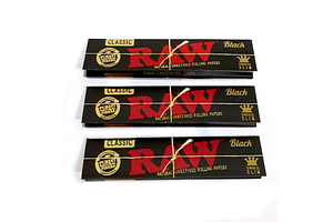 Raw Black Rolling Papers King Slim Single by Raw