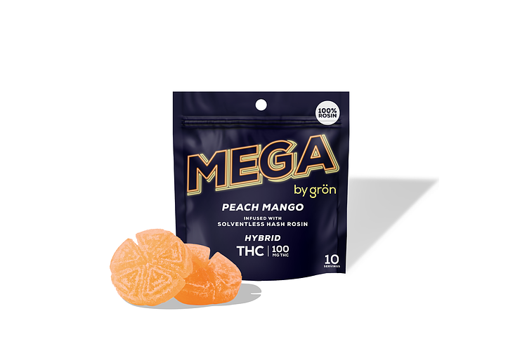 Peach Mango Rosin Mega Pearl by Gron