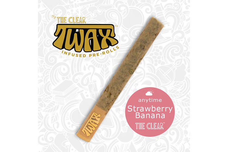 The Clear - Infused Pre-roll - Strawberry Banana - [1.0g] by The Clear