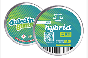 Strawberry Hybrid Gummies by Dialed In Gummies