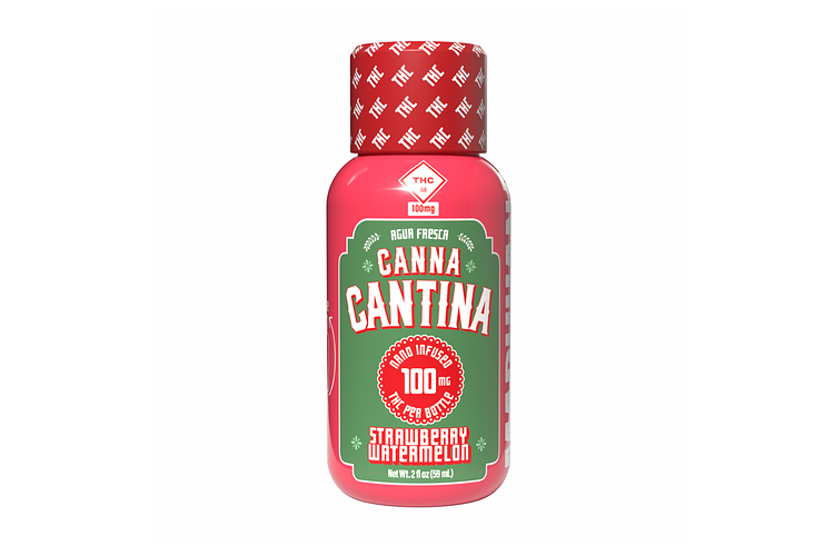 Strawberry Watermelon Agua Fresca by Canna Cantina
