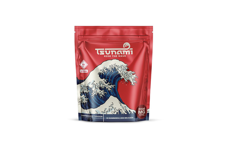 Tigers Blood Typhoon Gummies 2000mg by Tsunami