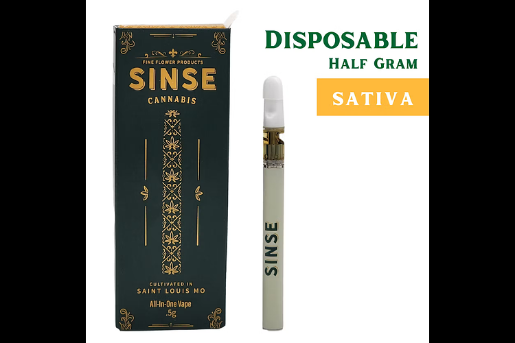 Sinse - Disposable Vape Pen - Clementine - Sativa - [.5g] by Sinse