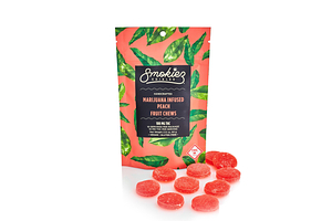 Peach Sativa Fruit Chews by Smokiez
