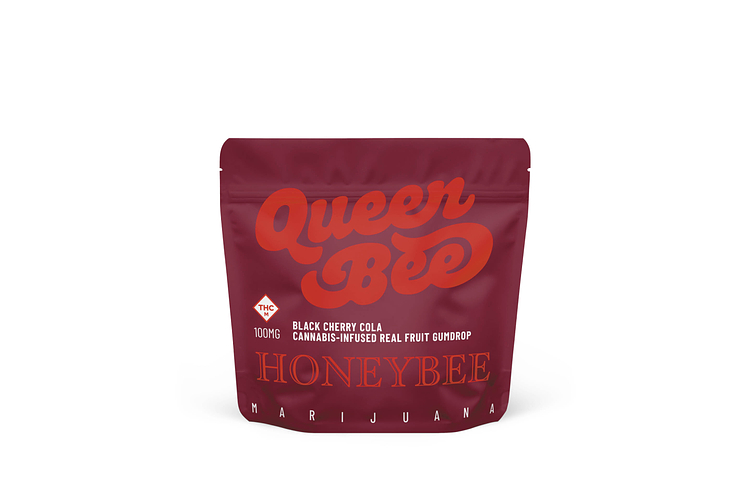 Queen Bee Black Cherry Cola Gumdrop by Honeybee