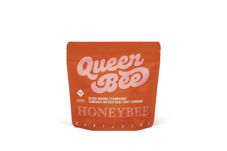 Queen Bee Blood Orange Strawberry Gumdrop by Honeybee