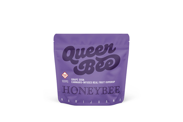 Queen Bee Grape Soda Gumdrop by Honeybee