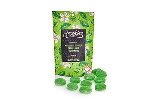 Green Apple Fruit Chews 1:1 THC:CBG by Smokiez